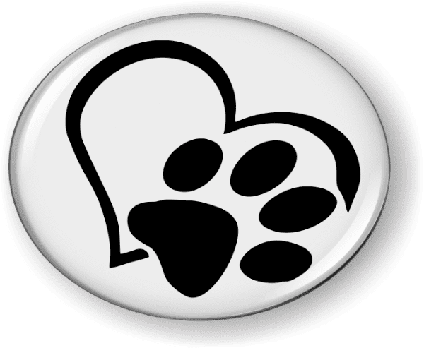 Love Animals 3D Domed Emblem